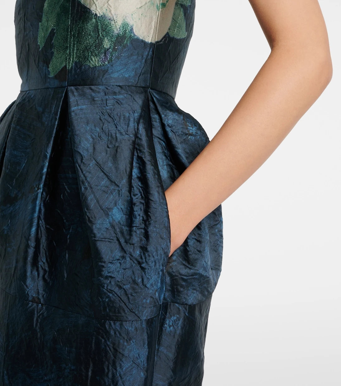 Erdem - Floral jacquard gown