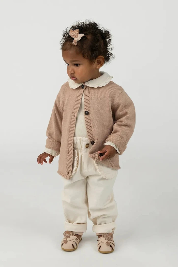 Bebek Pamuklu Yelek Donsje Danta Cardigan Fluffy Bunny