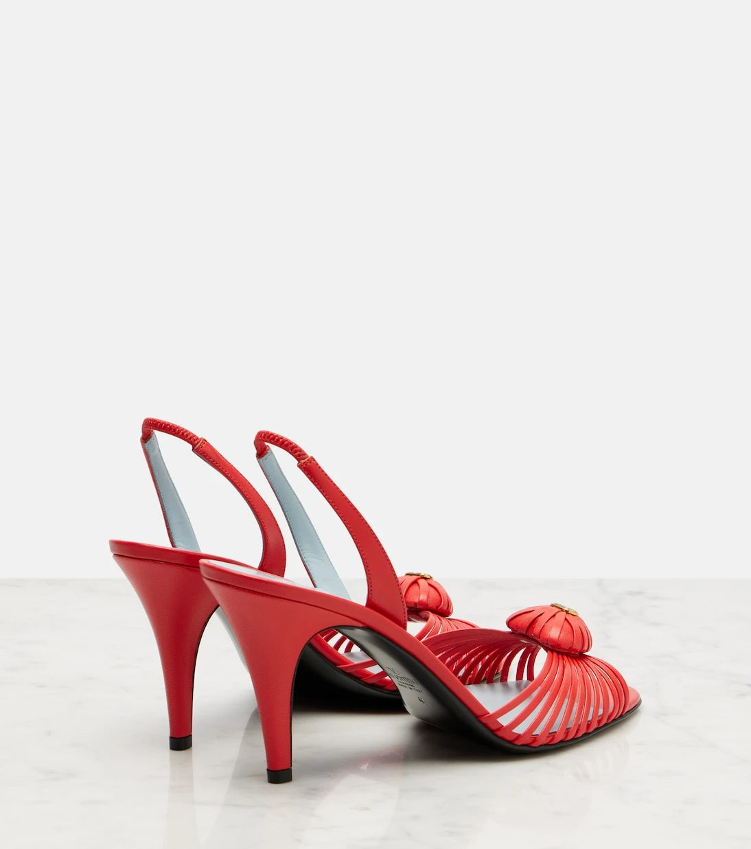 Valentino Garavani - Royal 90 leather slingback sandals