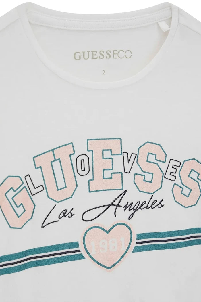 Guess çocuk pamuklu elastan tişört