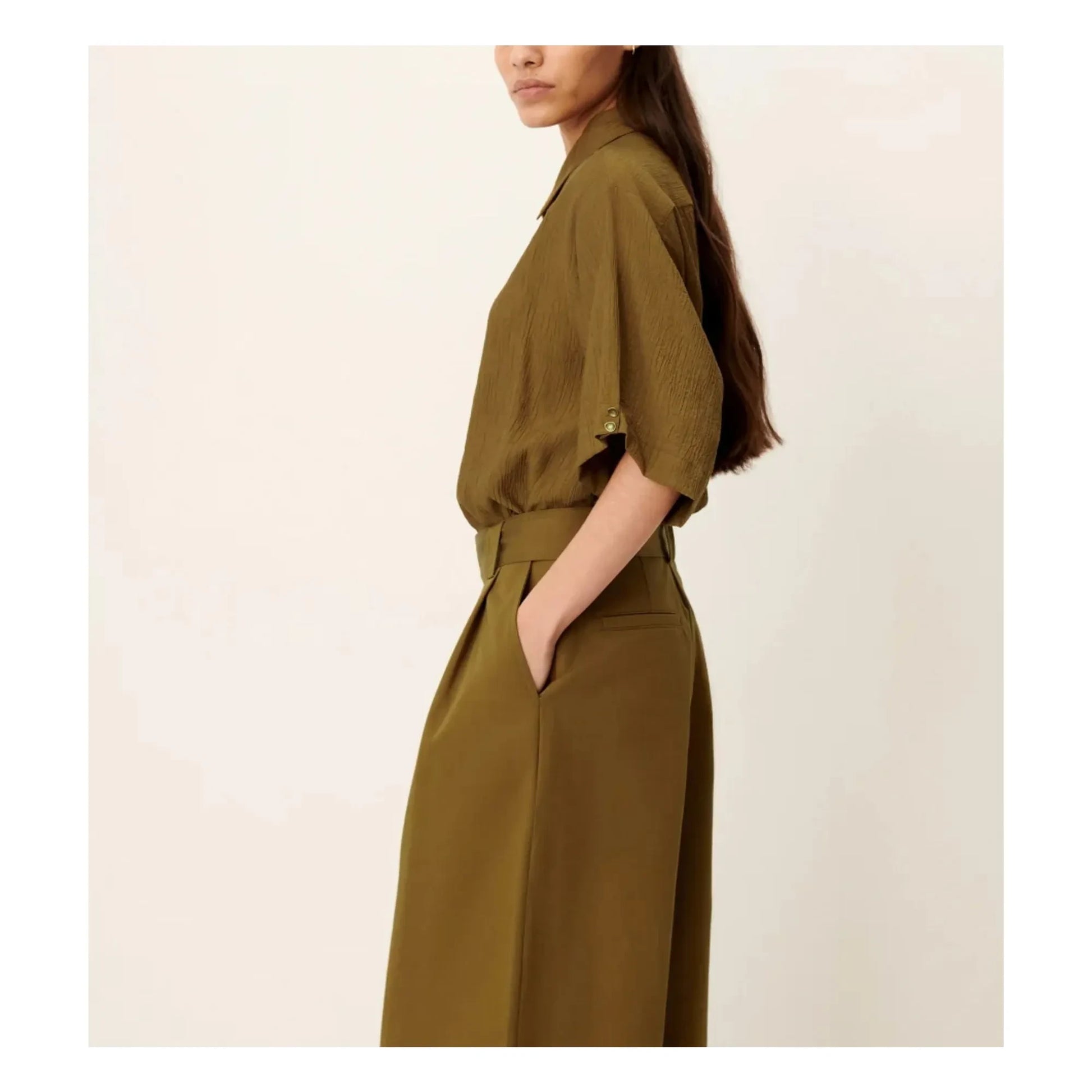 Sessùn - Kalya blouse | Khaki