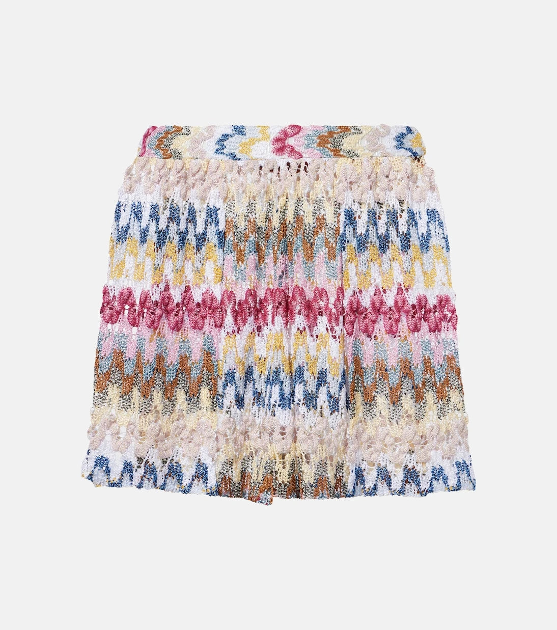Missoni - Knitted lamé shorts