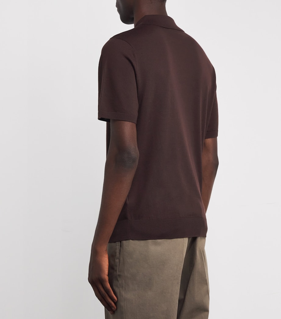 Paul Smith Merino Signature Stripe Polo Shirt