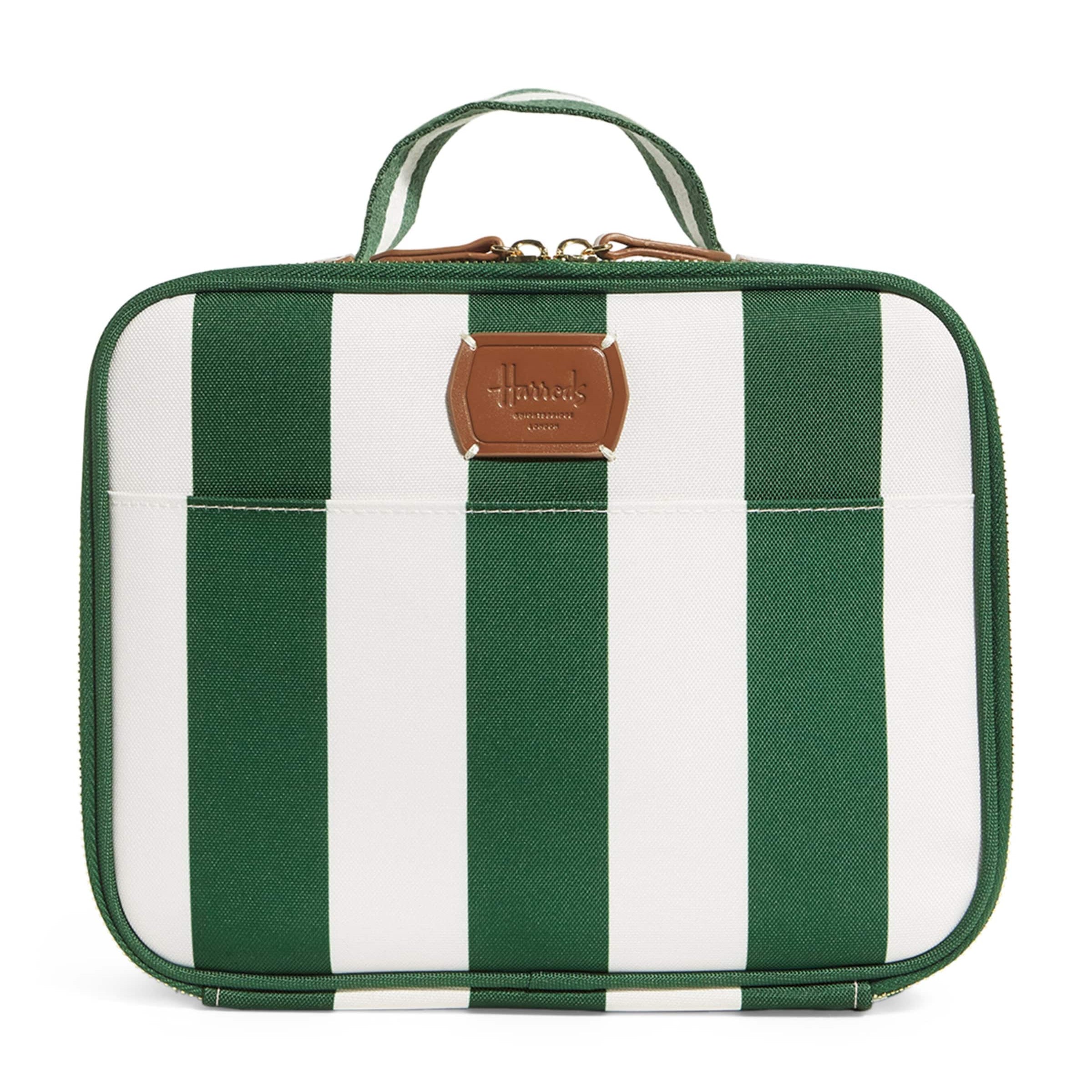 Striped Sandwich Box HARRODS GREEN