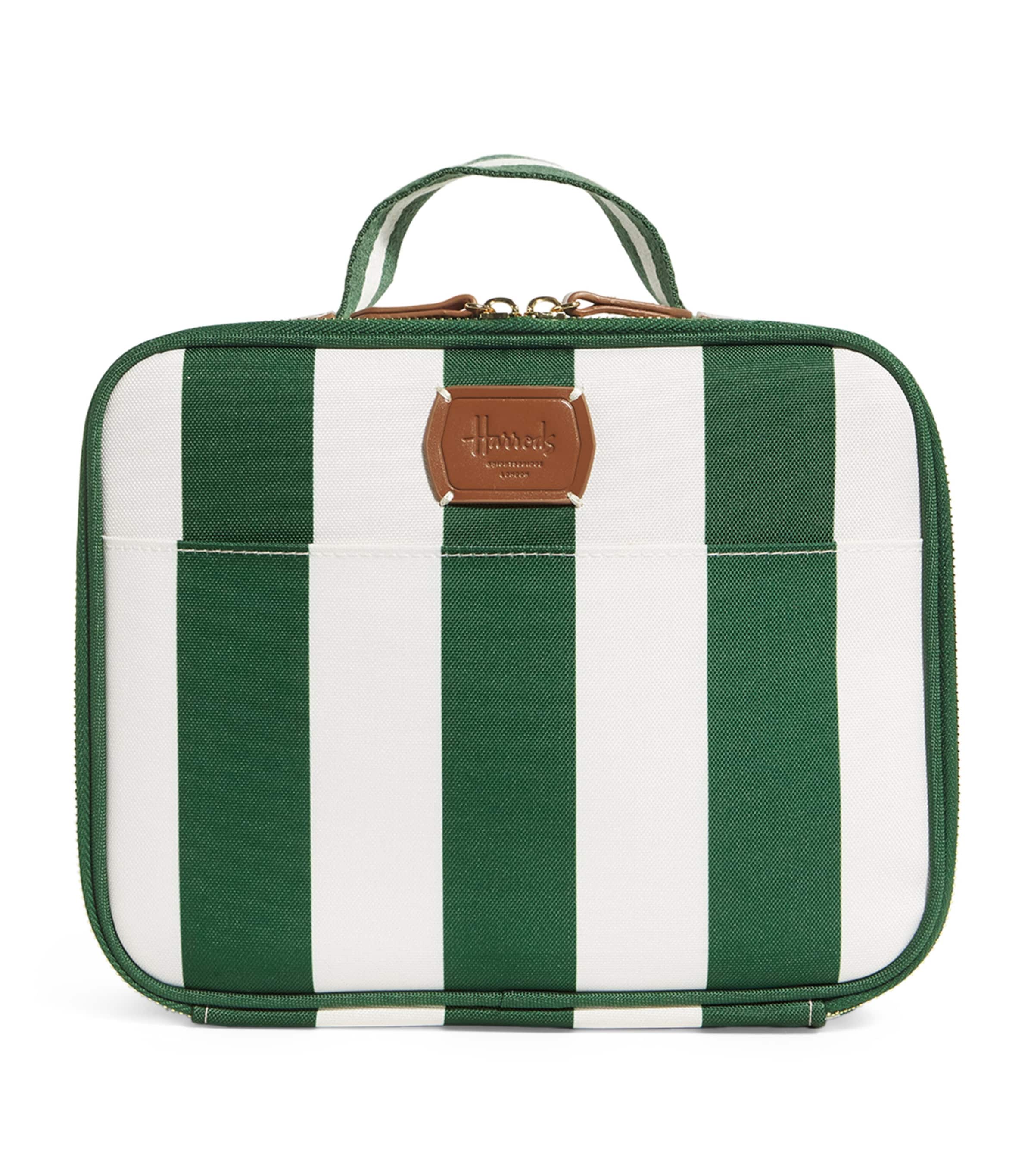 Striped Sandwich Box HARRODS GREEN