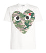 Camouflage Large Heart Logo T-Shirt