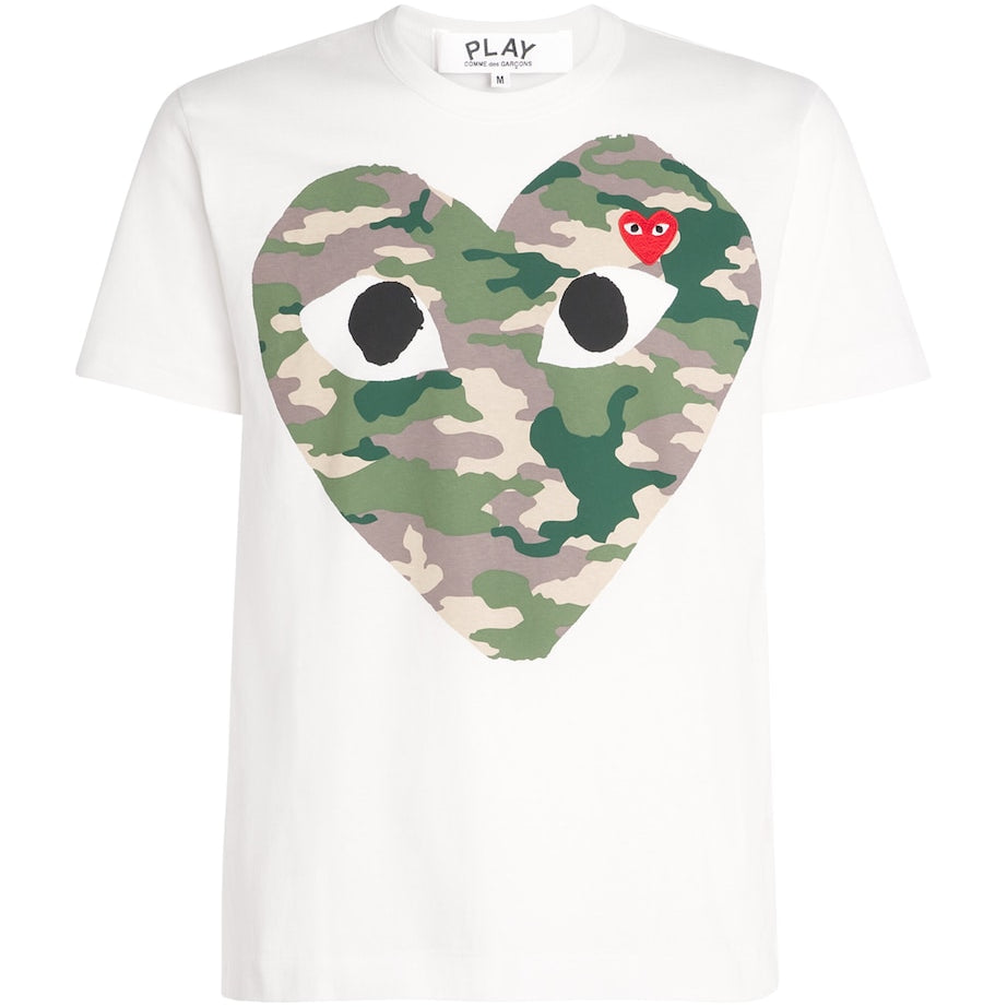 Camouflage Large Heart Logo T-Shirt