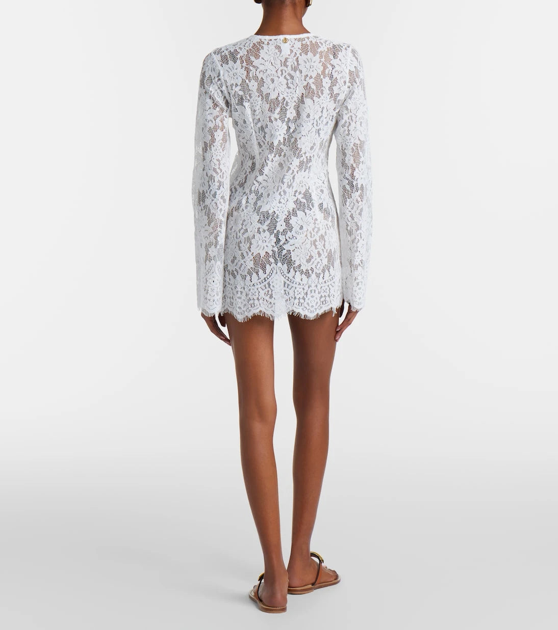 Bananhot - Millie cotton-blend lace minidress