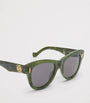LOEWE Green Vintage Screen Sunglasses