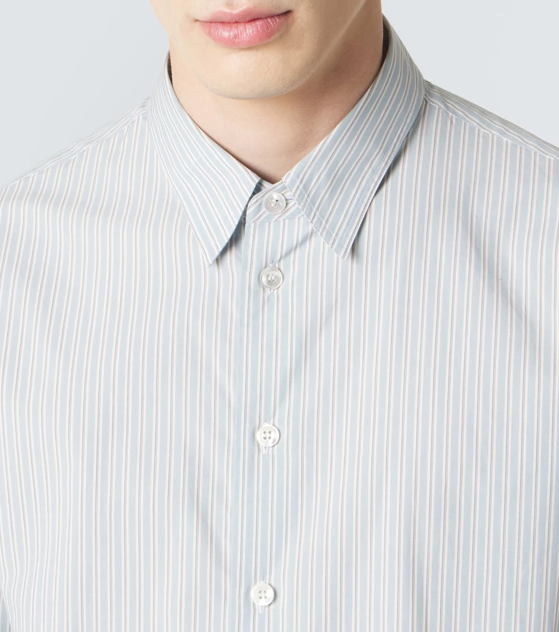 Giorgio Armani - Archivio striped cotton shirt
