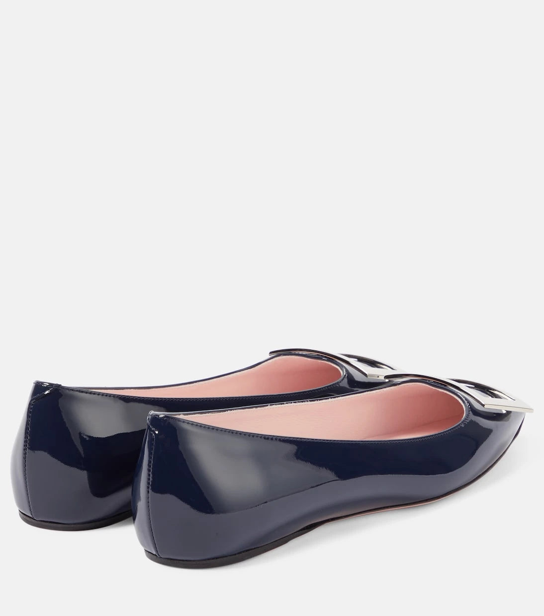 Roger Vivier - حذاء باليه Trompette من الجلد اللامع