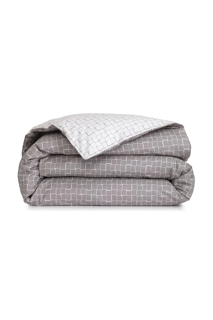 Lacoste L BLOCK Greige 200 x 200 cm Pamuklu Nevresim Kılıfı