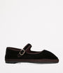 Flabelus Black Velvet Sethe Mary Janes