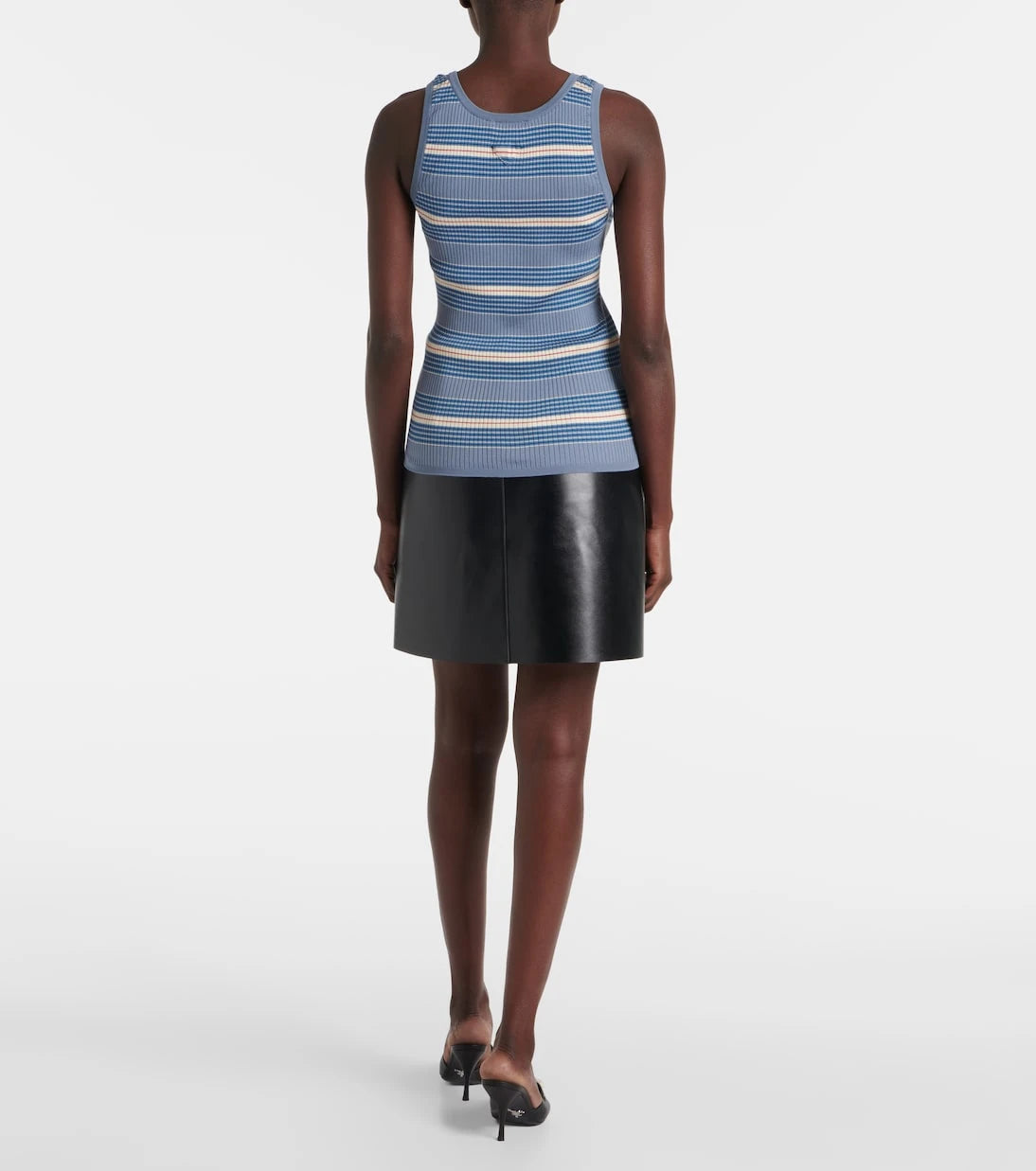 Prada - Cotton ribbed-knit tank top