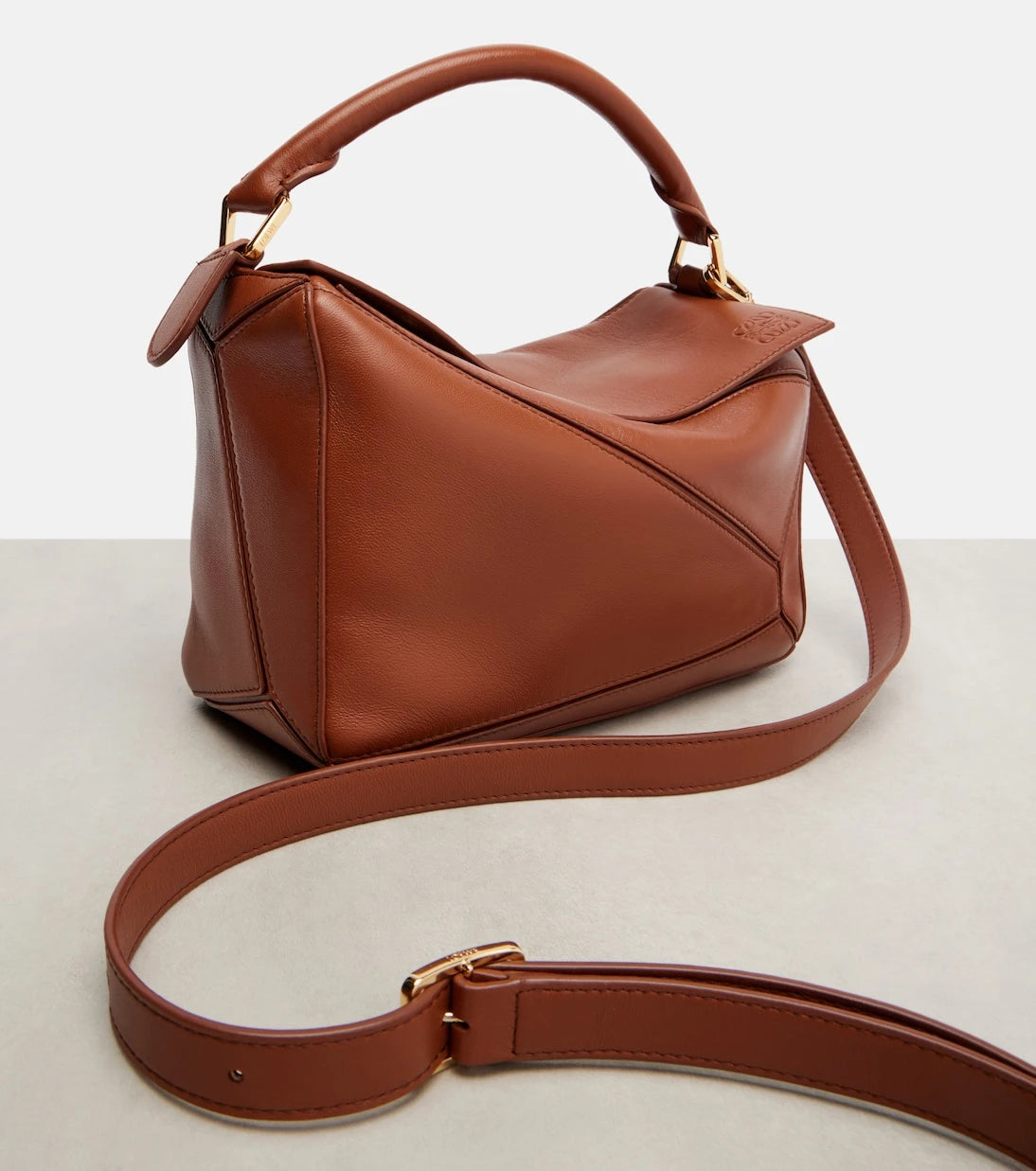 Loewe - Featherlight Puzzle Small tote bag