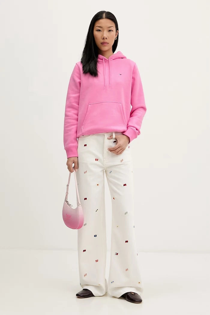 Tommy Jeans kadın pamuklu sweatshirt