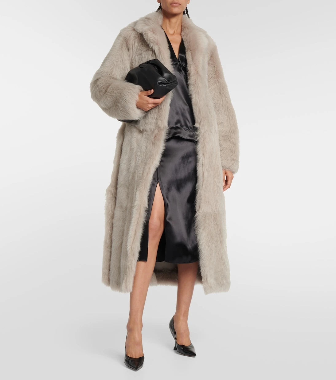 Bottega Veneta - Belted shearling coat