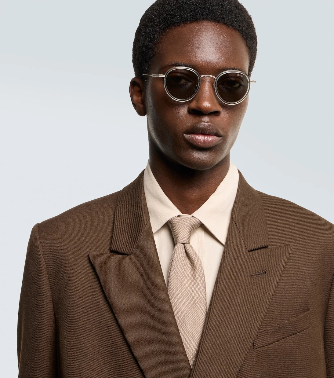 Zegna - Round sunglasses