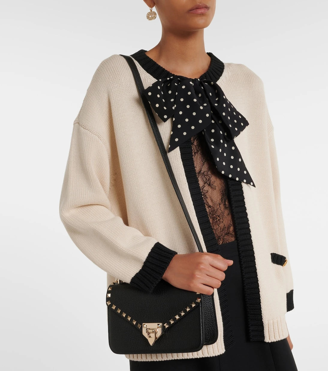 Valentino Garavani - Rockstud Small leather shoulder bag