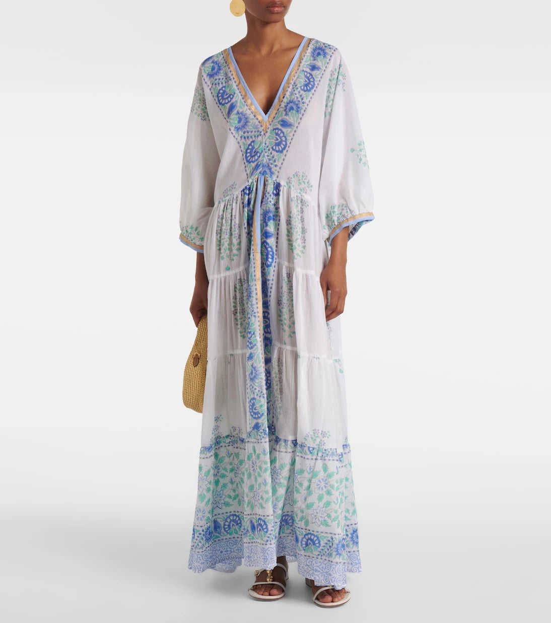Juliet Dunn - Paisley cotton maxi dress