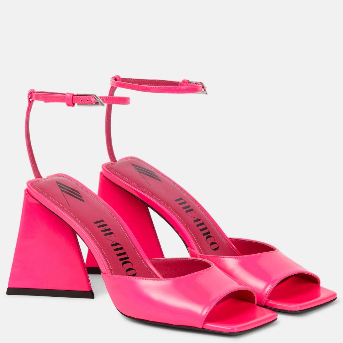 The Attico - Piper 85 patent leather sandals