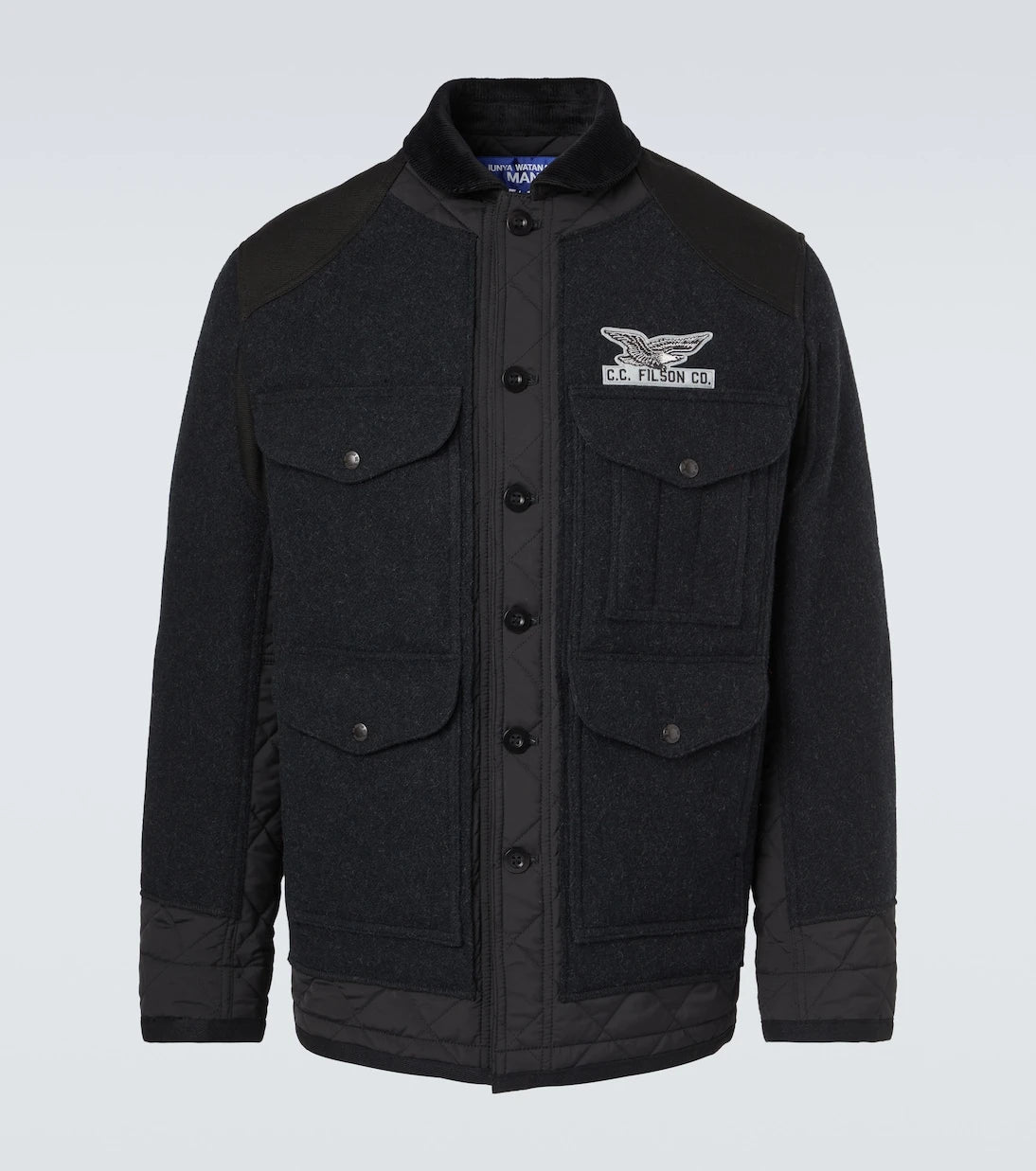 Junya Watanabe - x Filson işlemeli kapitone yün tarla ceketi