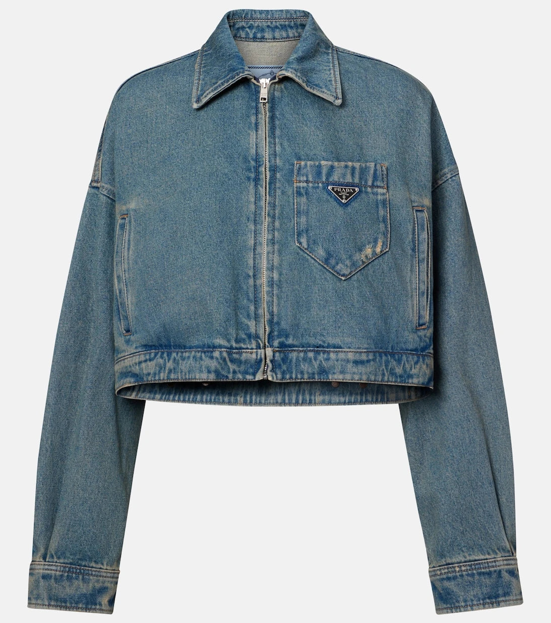 Prada - Cropped denim jacket