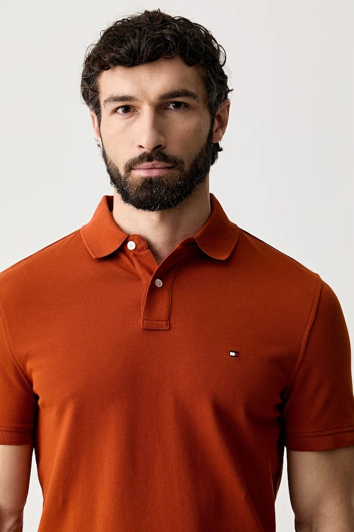 Tommy Hilfiger erkek pamuk elastan polo yaka tişört