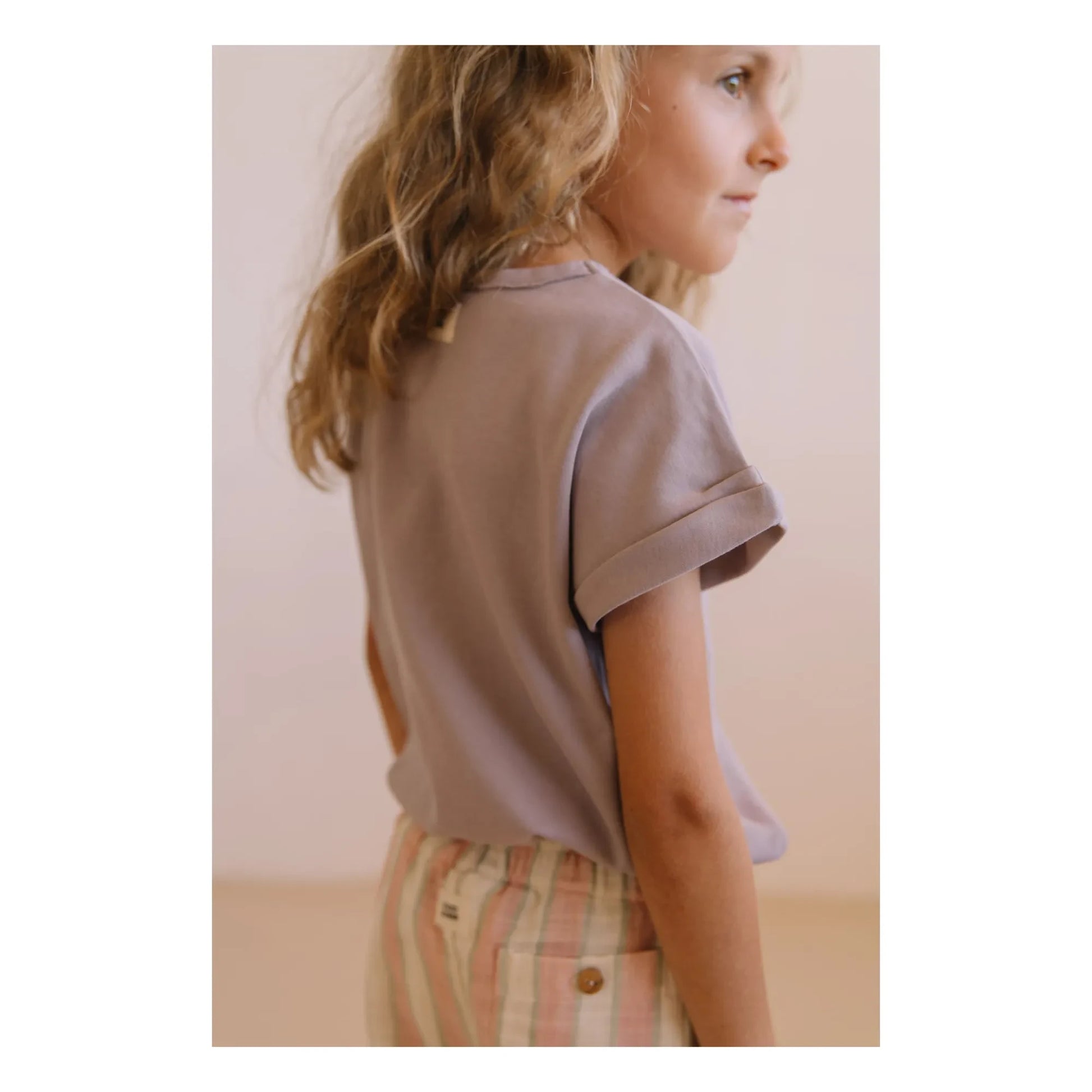 Studio Bohème - Bama organic cotton T-shirt | Lilac