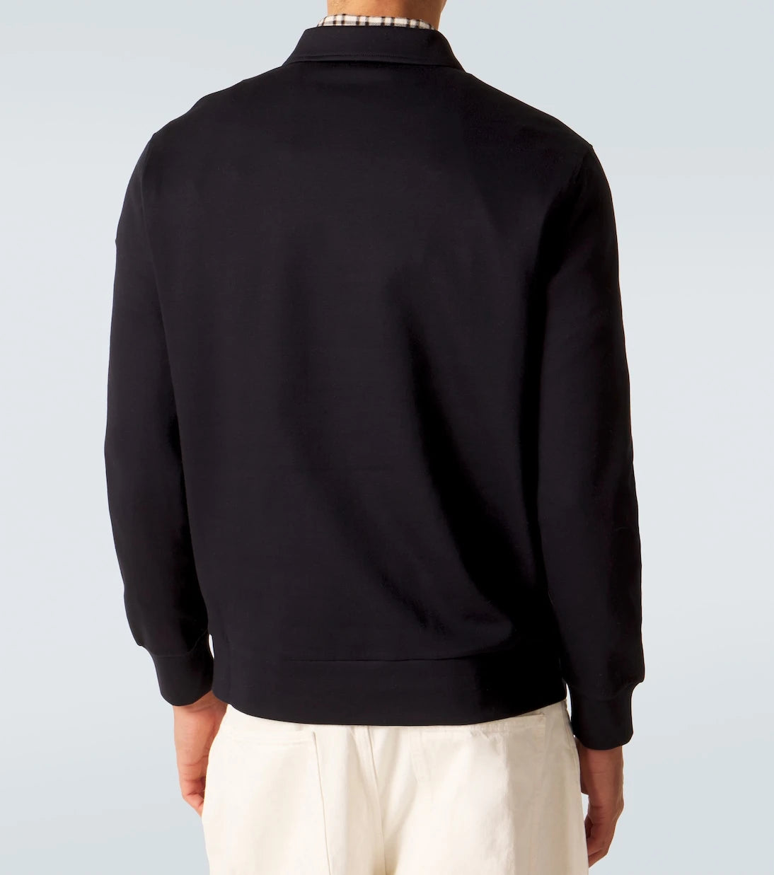 Moncler - Cotton-blend half-zip sweater