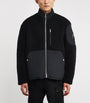 Moose Knuckles Black Fleece-Trim Jacket