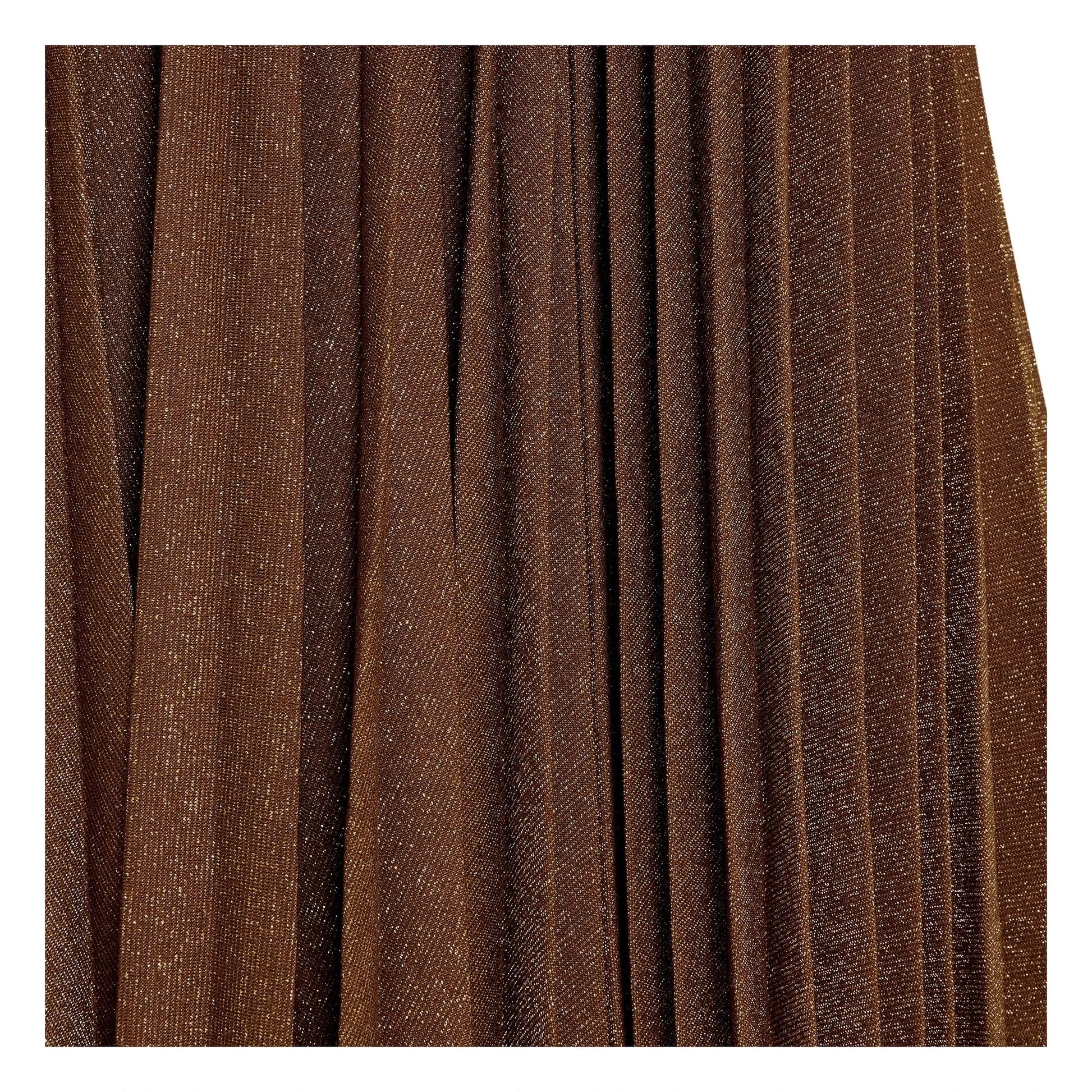 Momoni - Metallic Derby Dress | Tabacco
