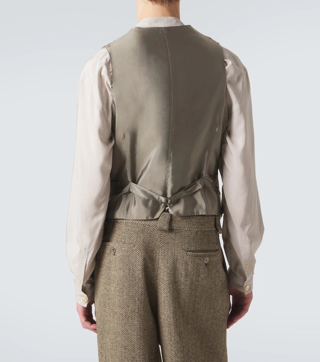 Giorgio Armani - Archivio cotton and wool-blend vest