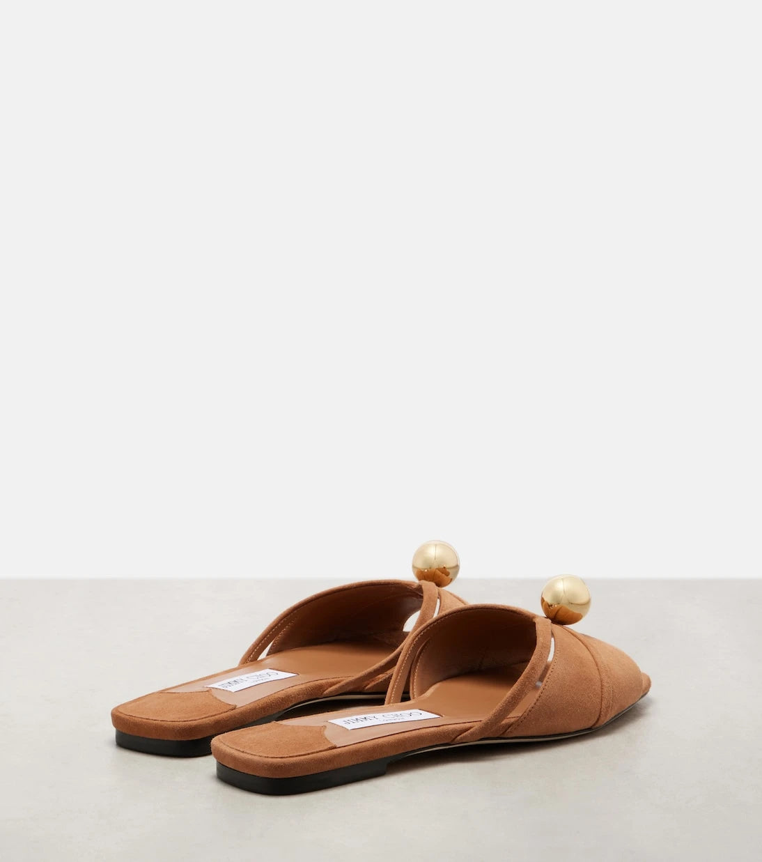 Jimmy Choo - Siva suede slides