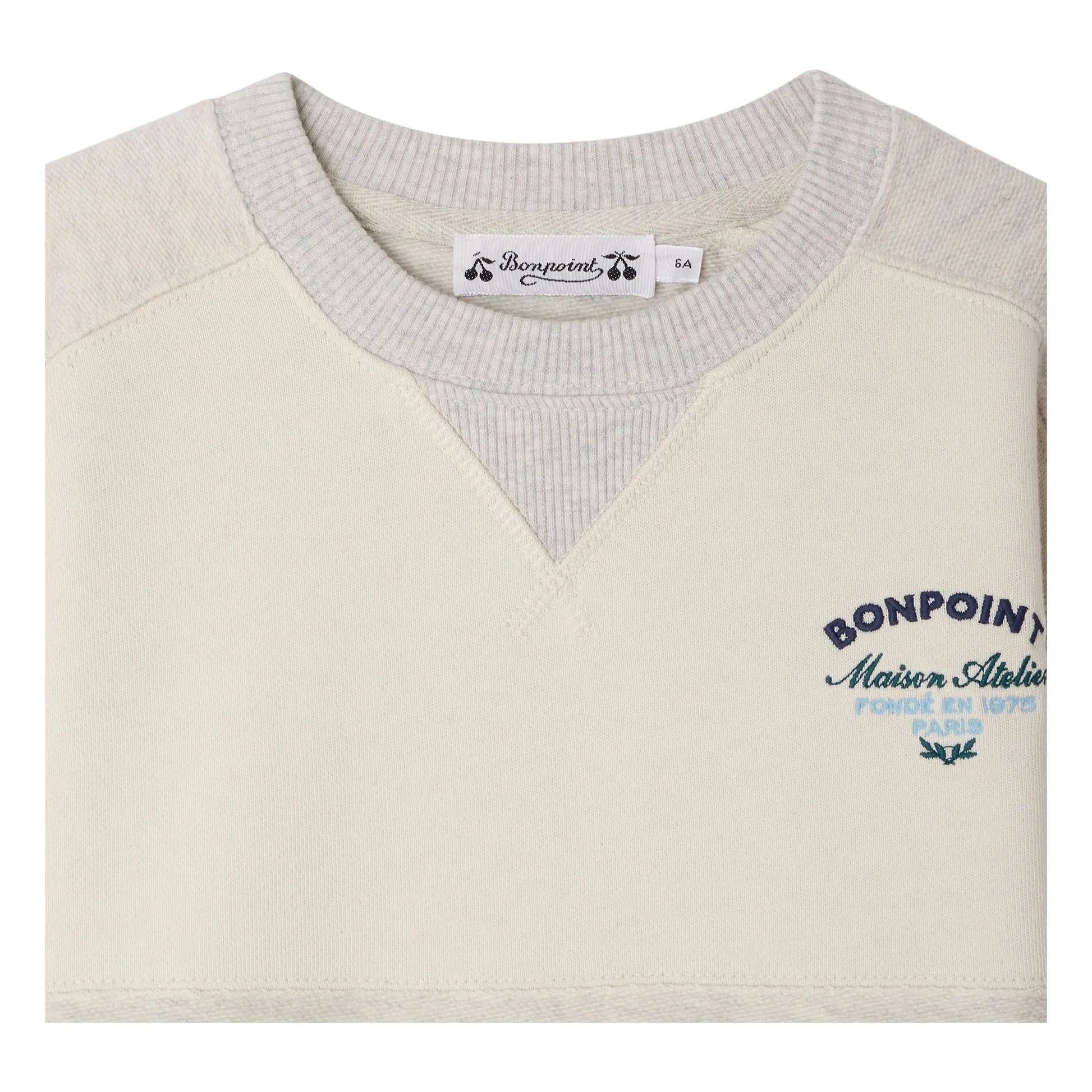 Bonpoint - Leal organic cotton sweatshirt | Heather beige