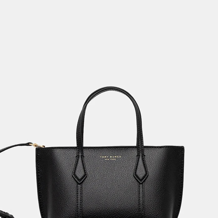 Кожена чанта Tory Burch Perry Mini Tote
