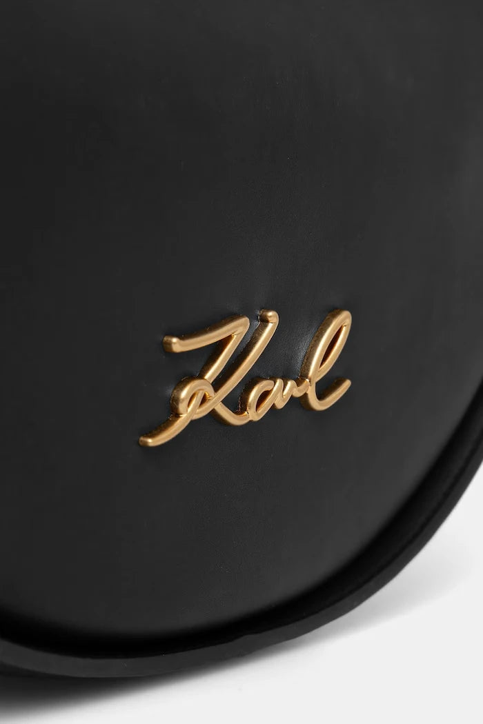 Karl Lagerfeld kadın deri croissant çanta K/SIGNATURE