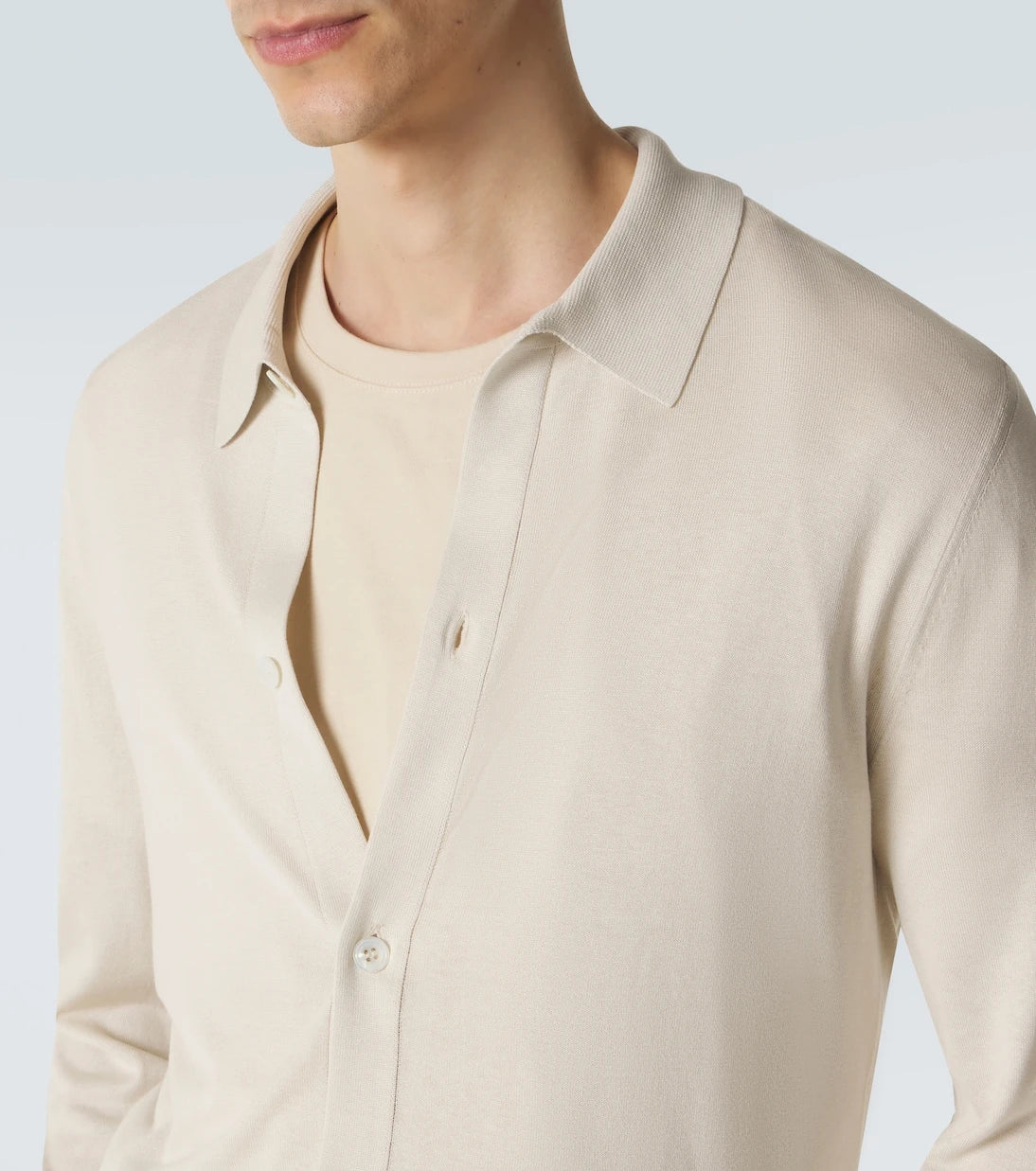 Lardini - Silk polo shirt