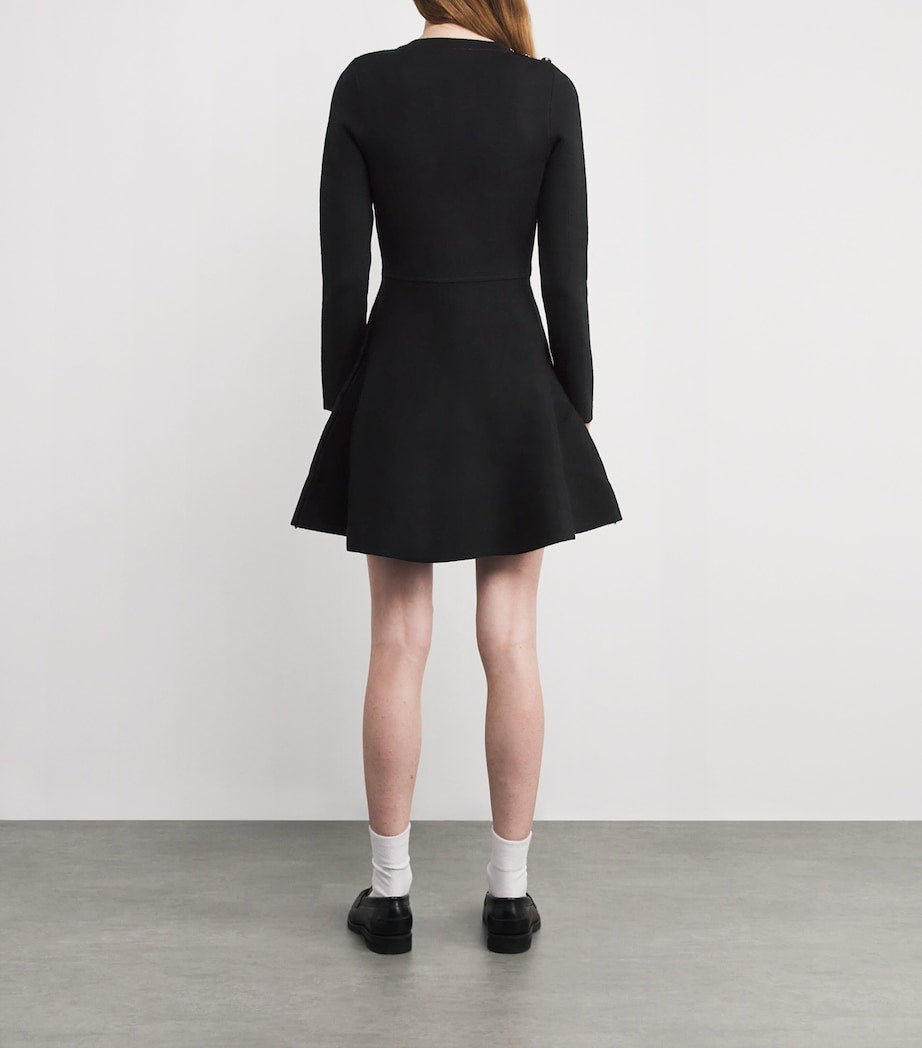 Claudie Pierlot Black Knitted Mini Dress
