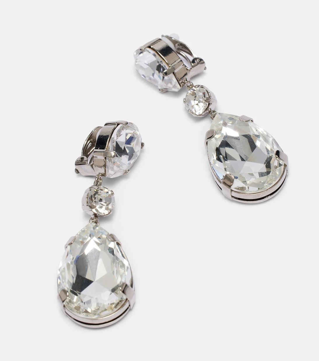 Dolce&Gabbana - Crystal-embellished clip-on earrings