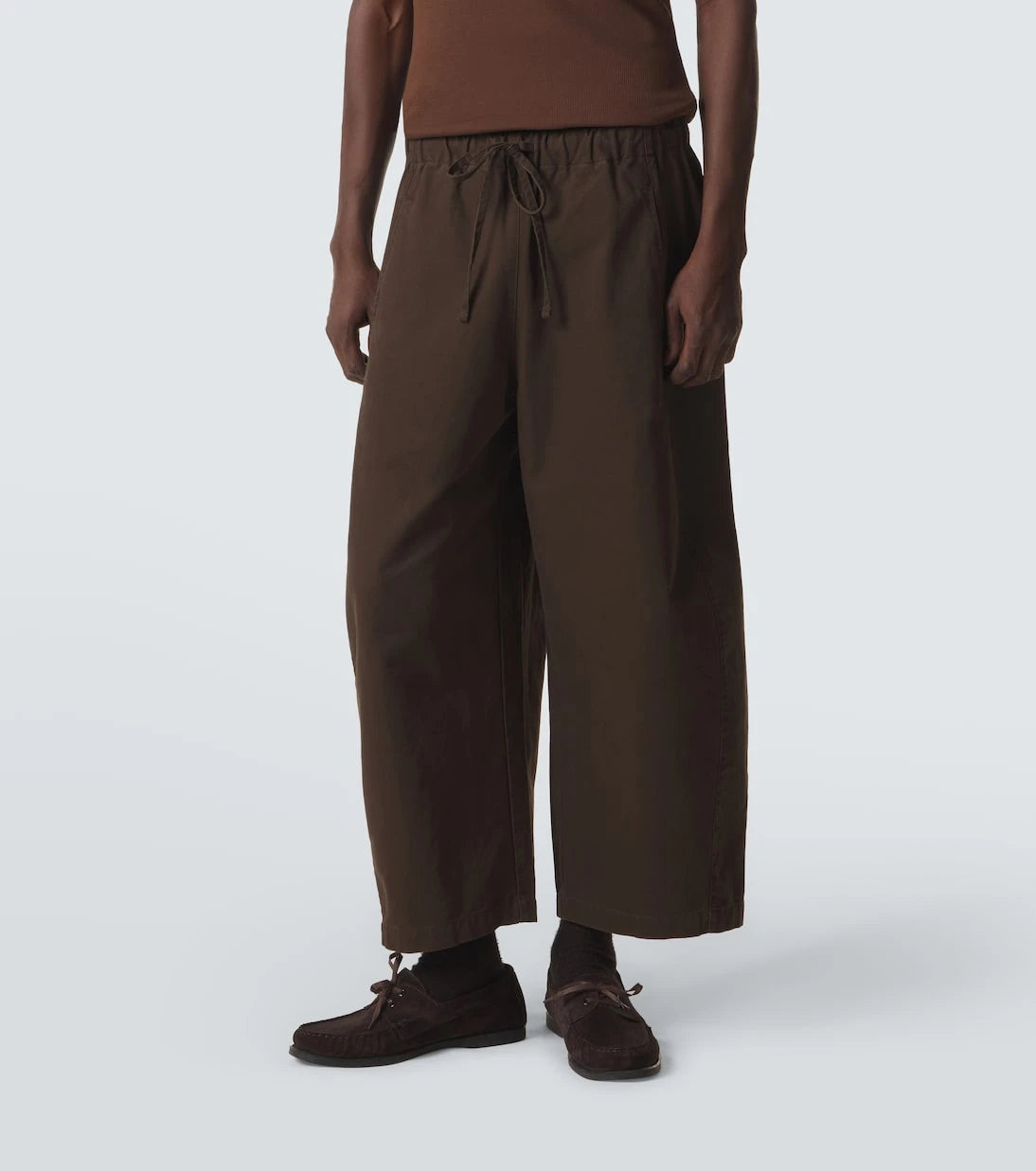 Entire Studios - Loft cropped cotton jersey sweatpants