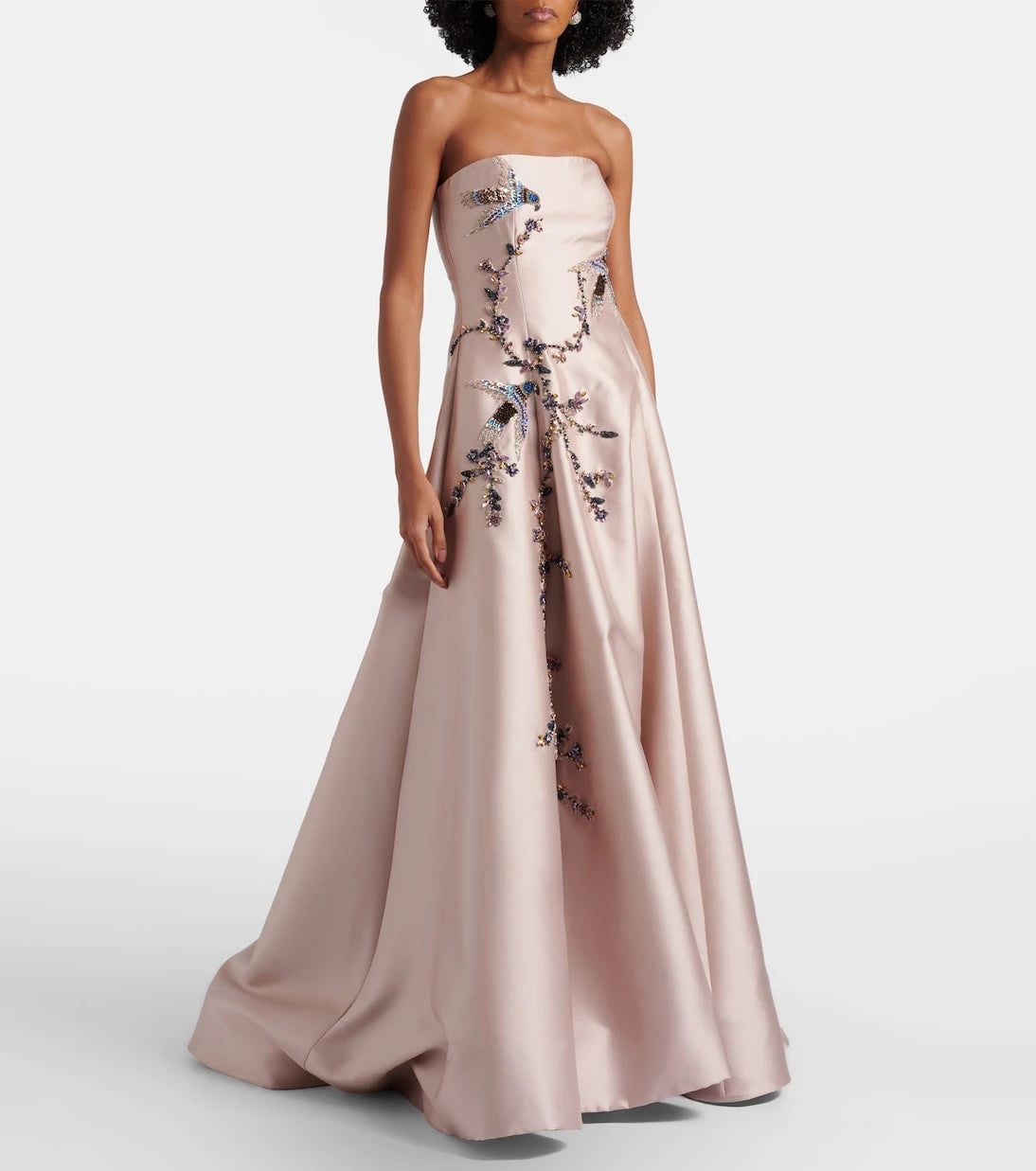 Costarellos - Mavia embellished bustier gown