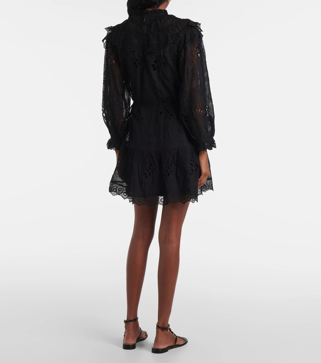 Farm Rio - Floral organza minidress