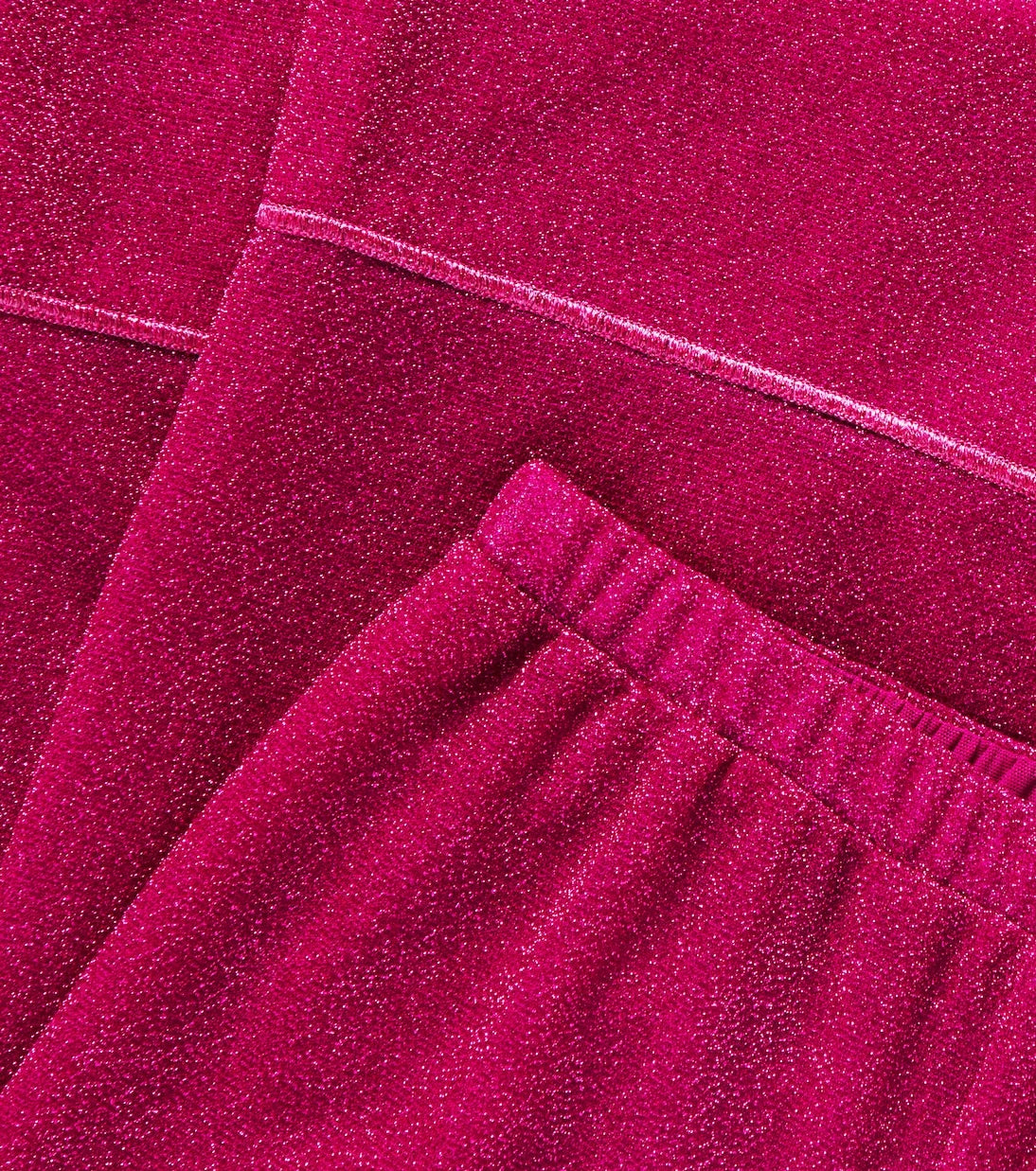 Oséree Kids - Lumière lamé wide-leg pants
