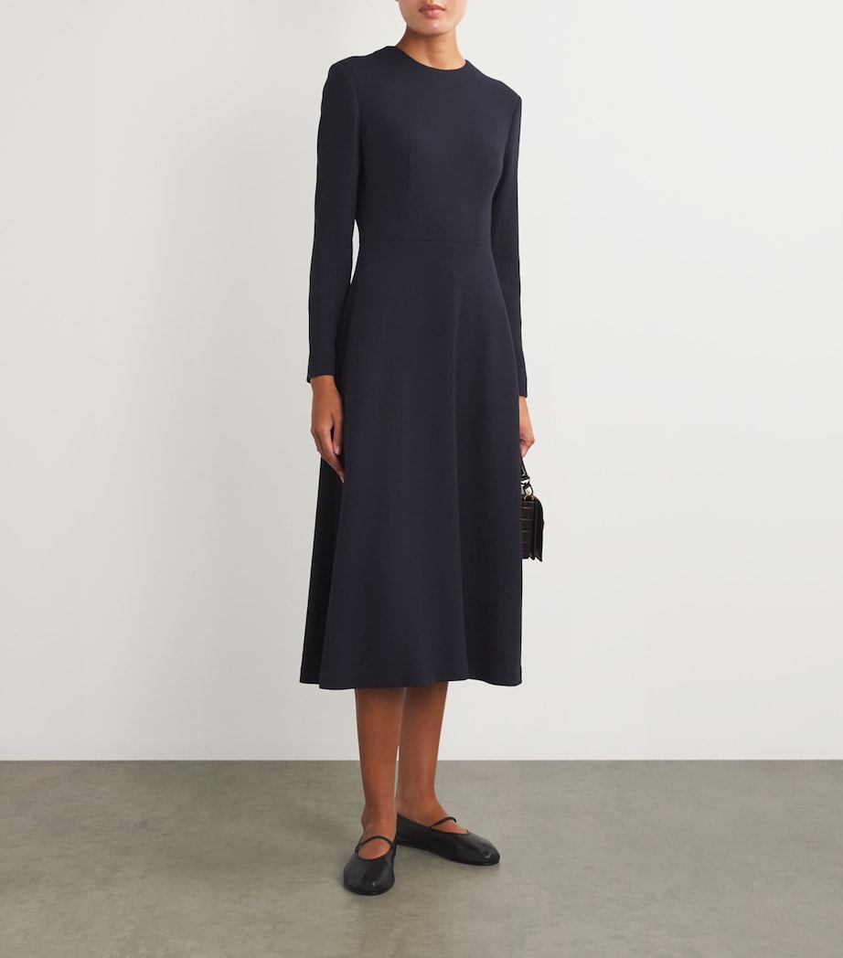 NOMADISSEM Navy Longs Midi Dress