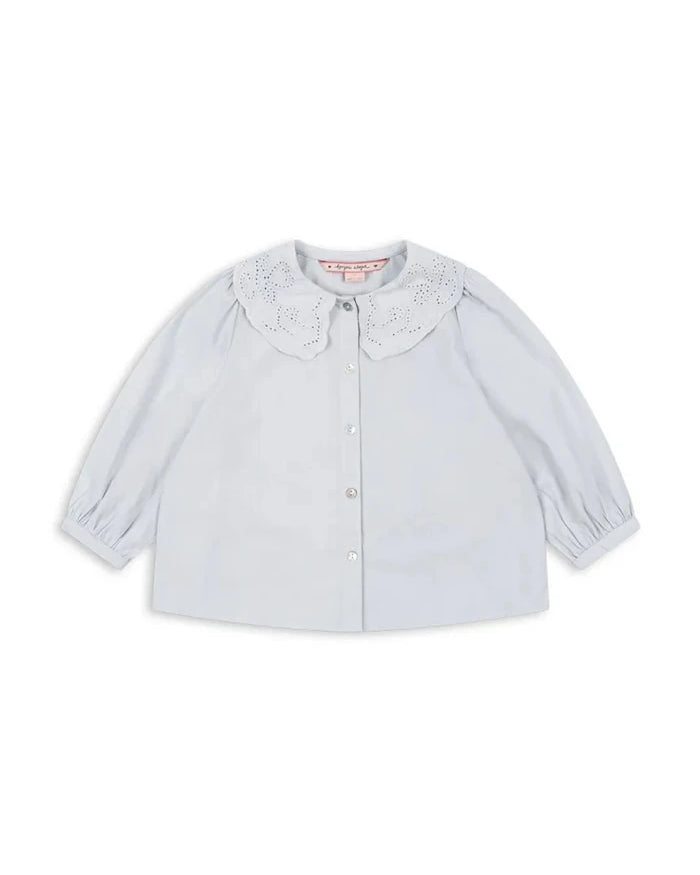 Konges Sløjd RILO COLLAR SHIRT GOTS Çocuk Pamuk Gömlek