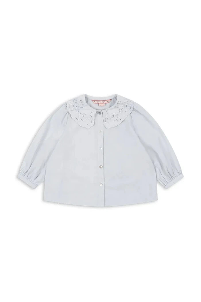 Konges Sløjd RILO COLLAR SHIRT GOTS Çocuk Pamuk Gömlek
