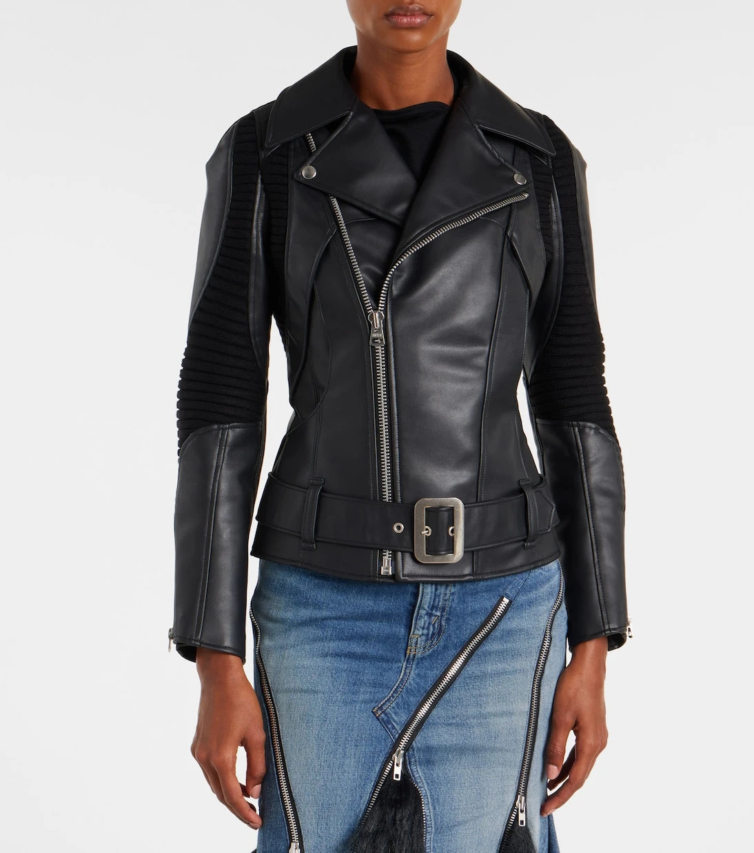 Junya Watanabe - Belted biker jacket