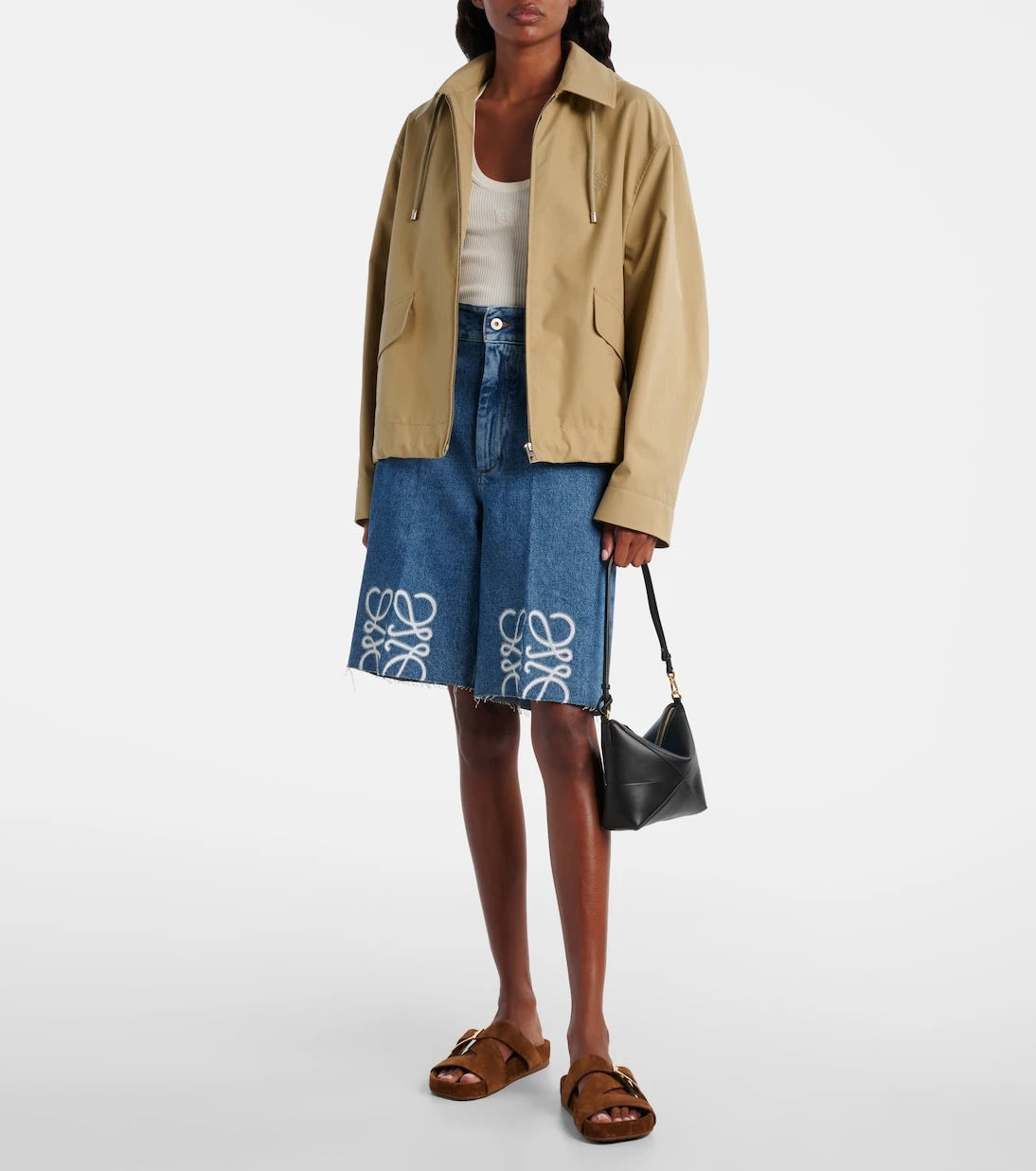 Loewe - Puzzle Fold leather shoulder bag