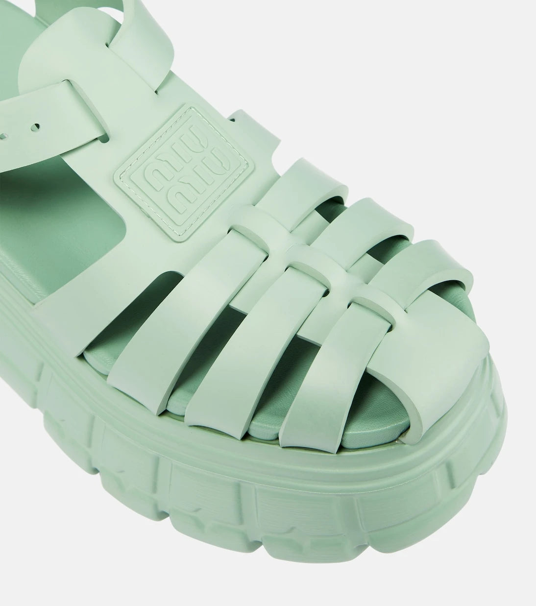 Miu Miu - Fisherman EVA platform sandals